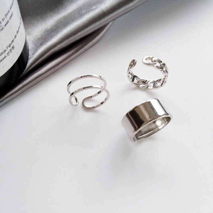 Hip Hop Open Adjustable Index Finger Knuckle Cold Wind Rings