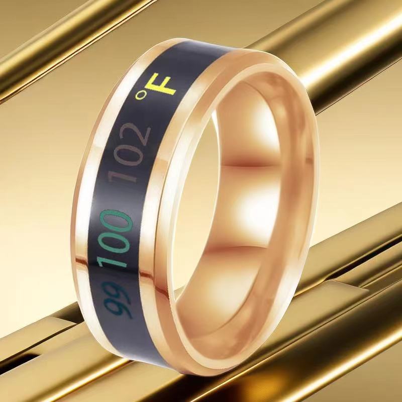 Men's Stainless Steel Smart Trendy Cold Hip Rings