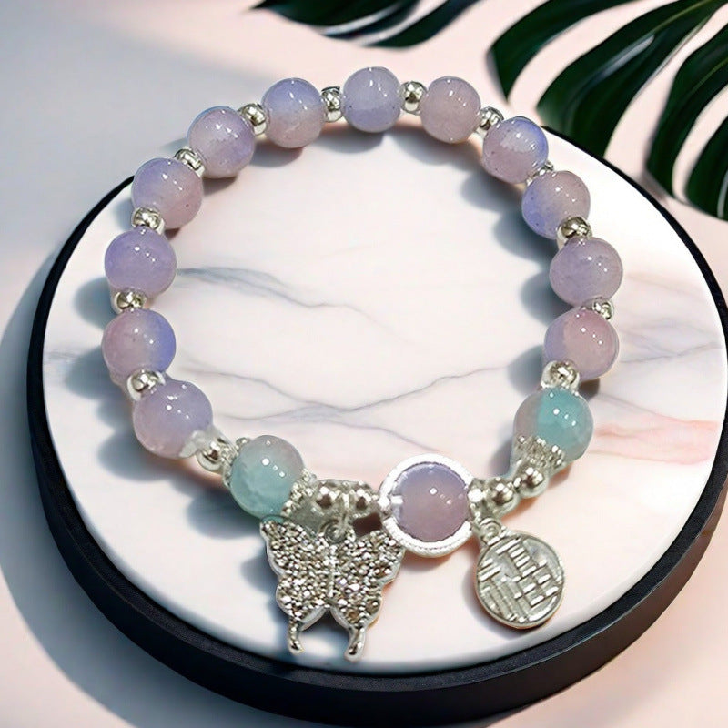 Multi Floral Butterfly Female Temperament High Bracelets