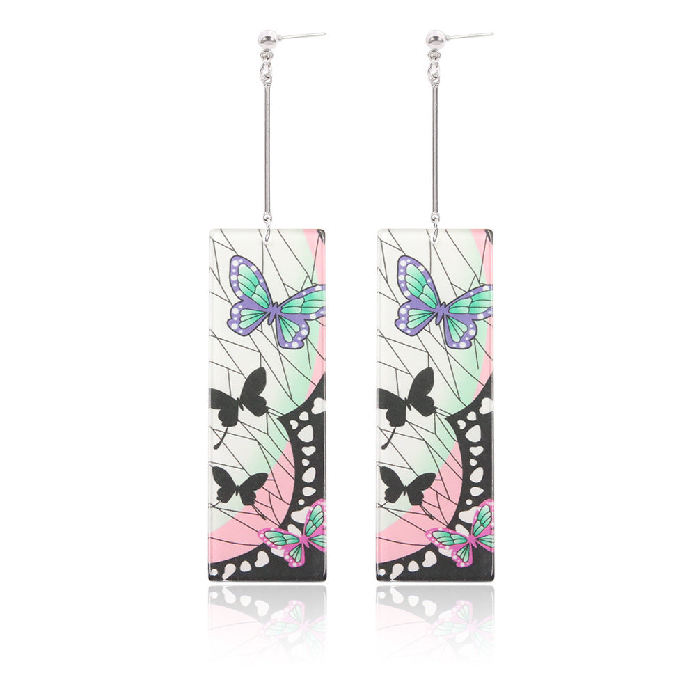 Anime Peripheral No Stove Door Auricular Earrings