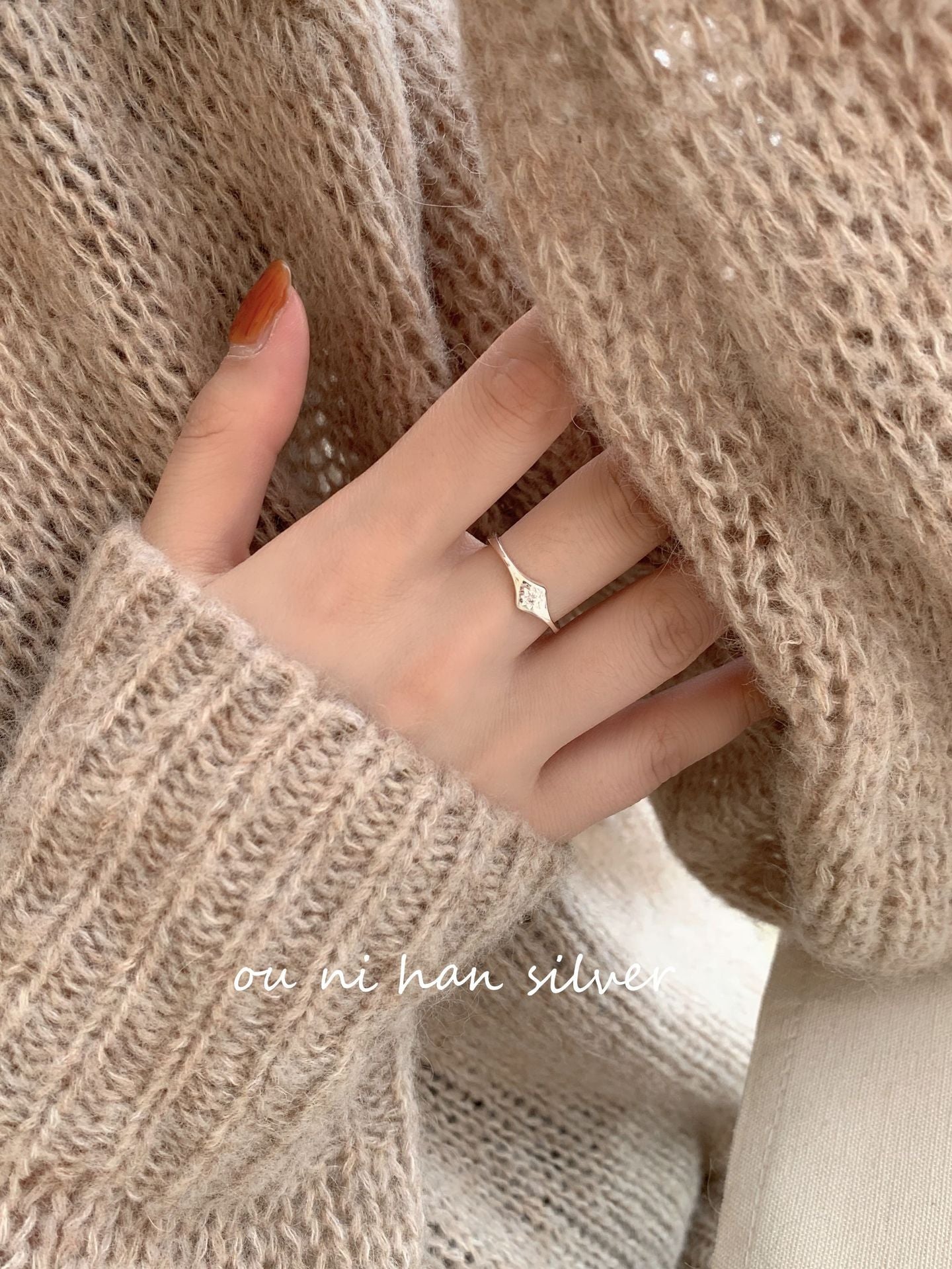 Oni Sterling Sier Female Style Design Rings