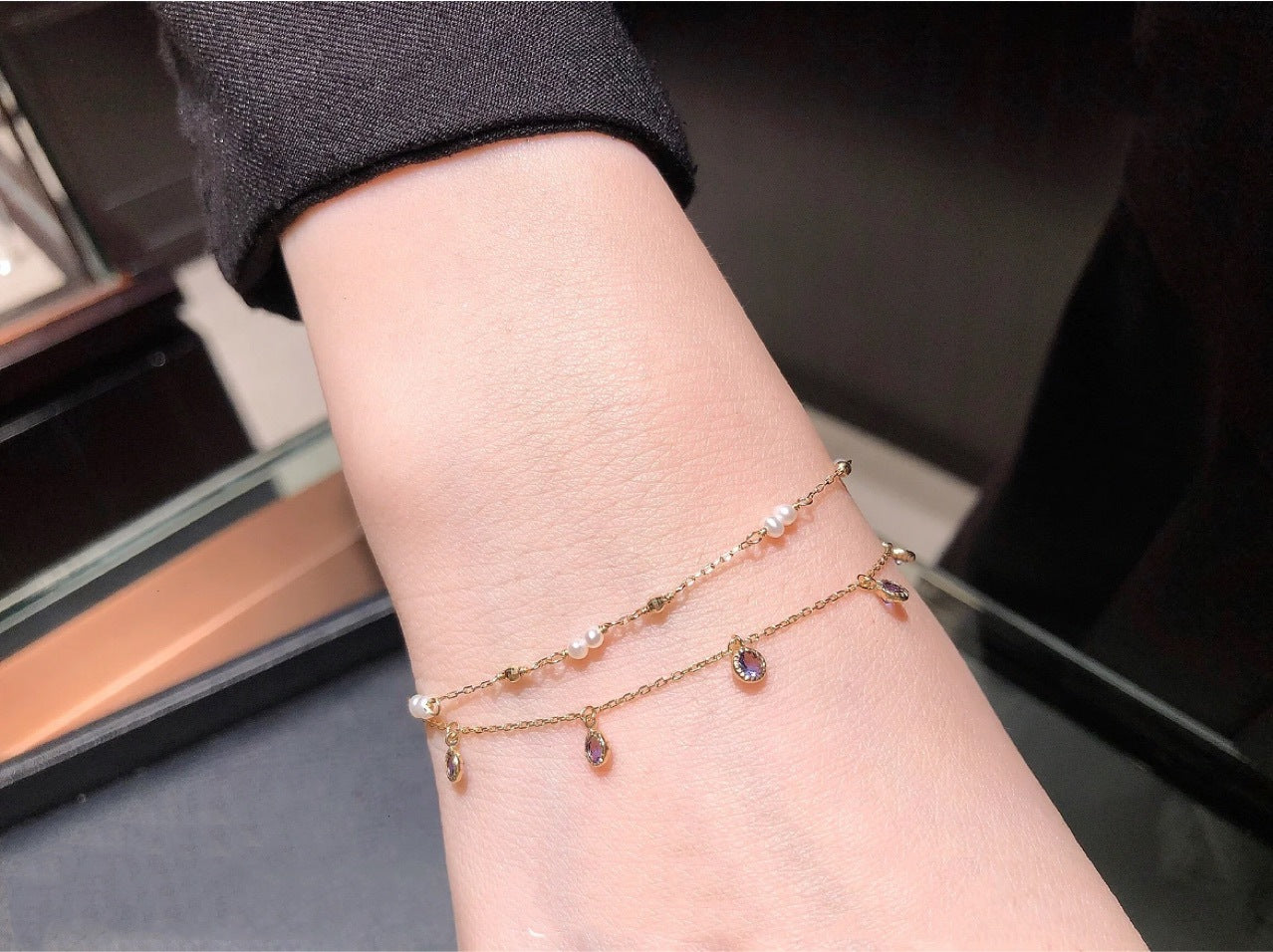 Simple Natural Pearl Light Jewelry Temperament Bracelets