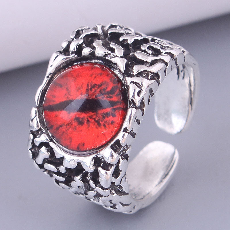Fashion Retro Simple Devil Eye Temperament Ring
