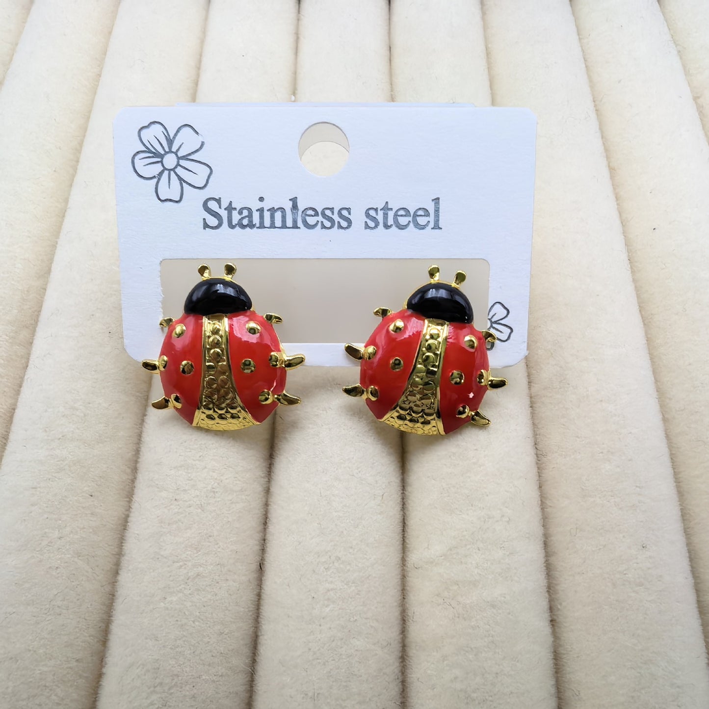 Fashionable Stainless Steel Special Female Insect Rings