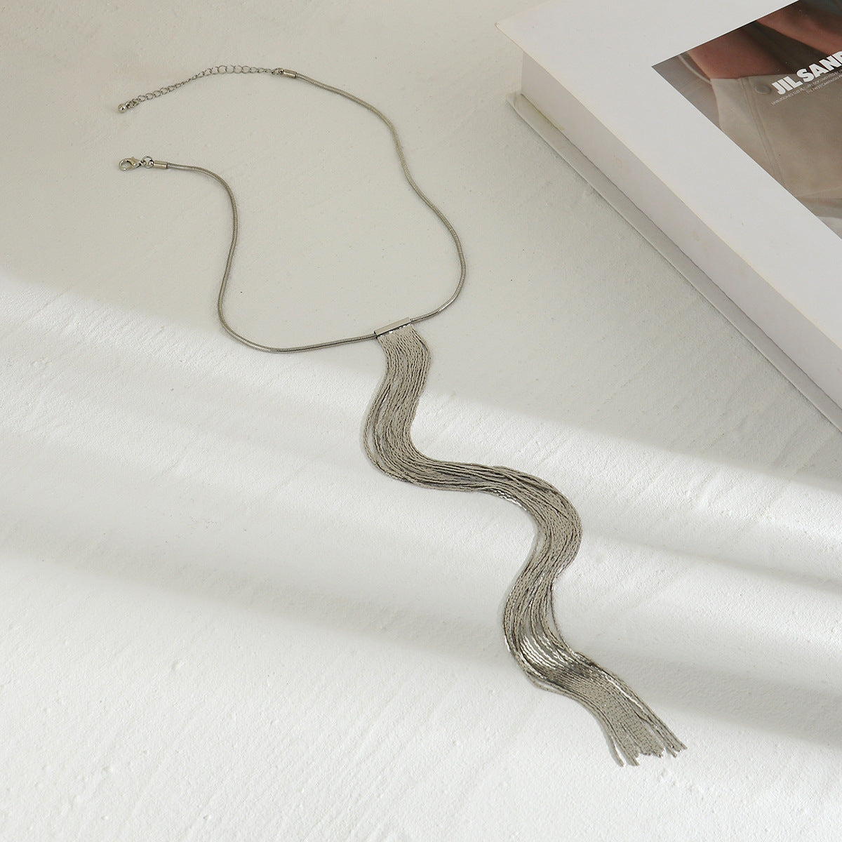 Ornament Hip Hop Metallic Snake Bone Necklaces