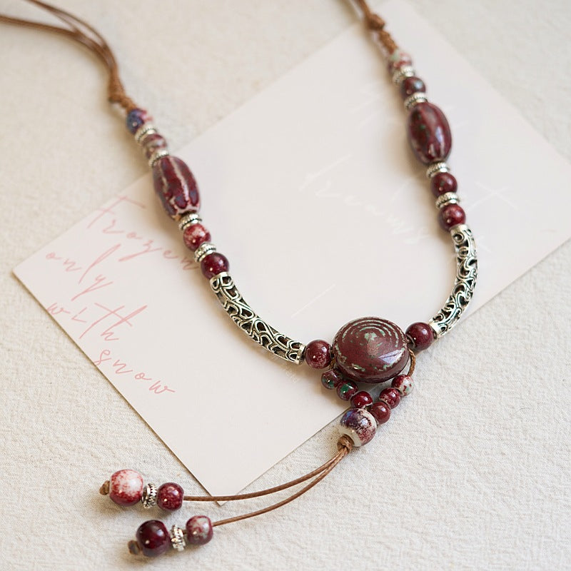 Butterfly Ornament National Style Artistic Chinese Necklaces