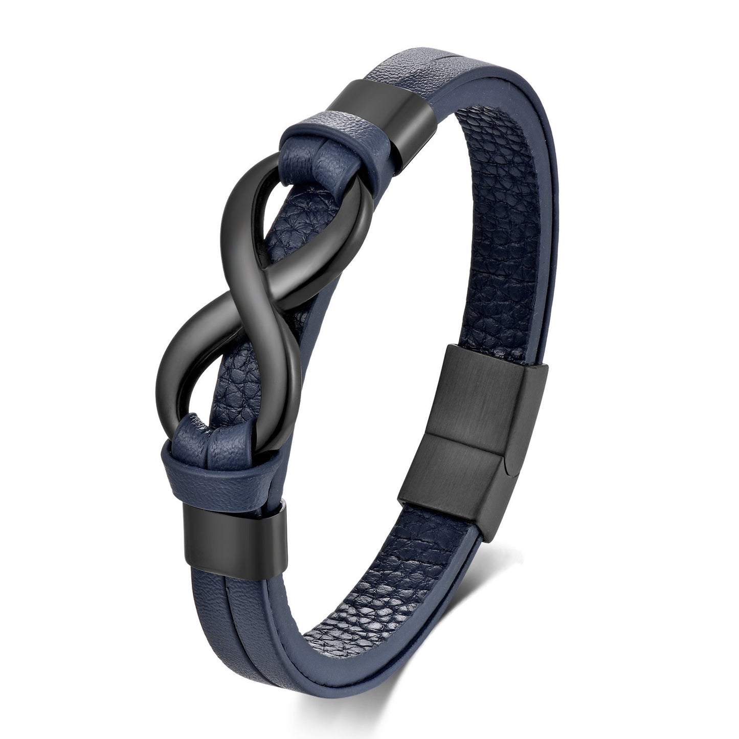 Leather Fashion Trend Words Infinite Symbol Bracelets