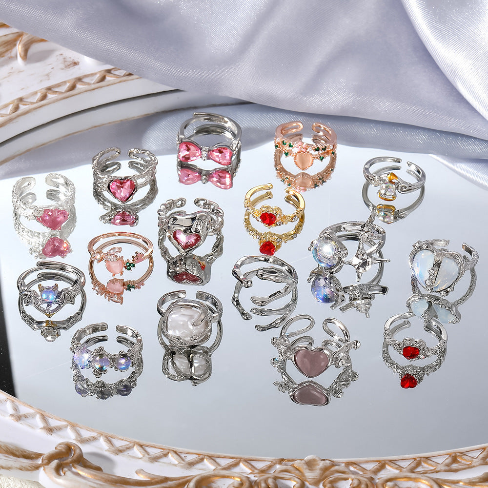 Advanced Niche Design Indifference Trend Cool Female Rings