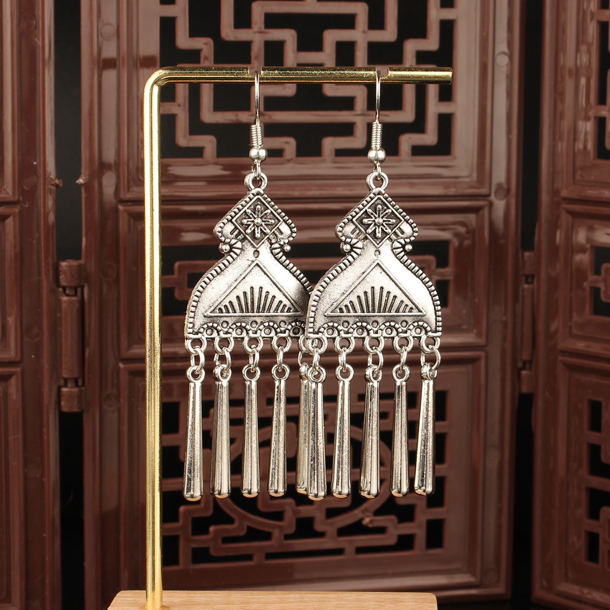 Imitation Sier Miao Tourist Attractions Bohemian Earrings