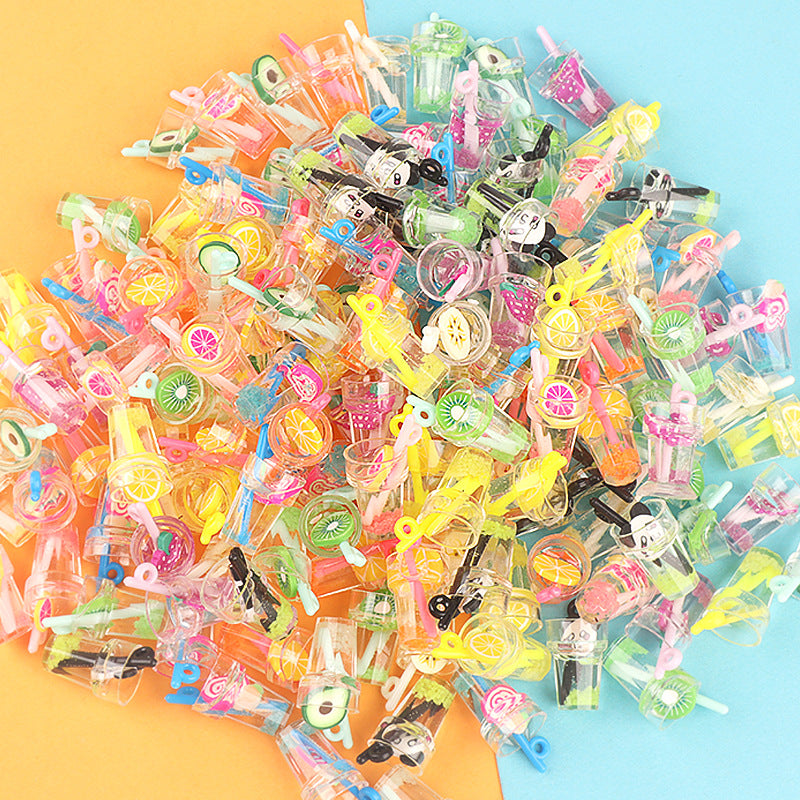 Beverage Bottle Convenience Store Miniature Three-dimensional Food Finish Decoration Jewelry Accessories