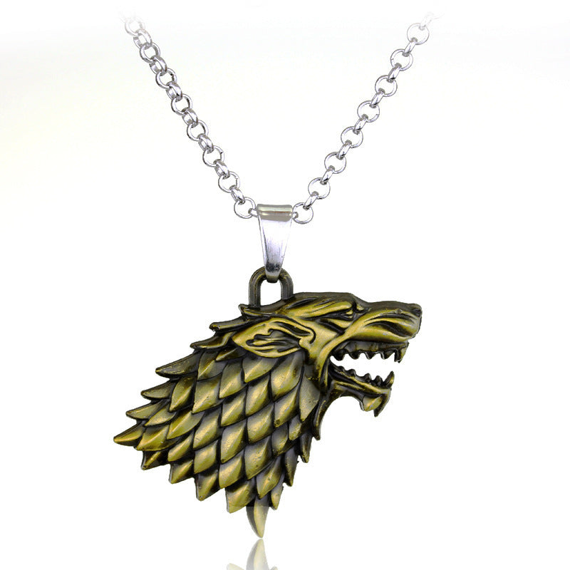 Films Television Nine Family Dragon With Three Heads Necklaces