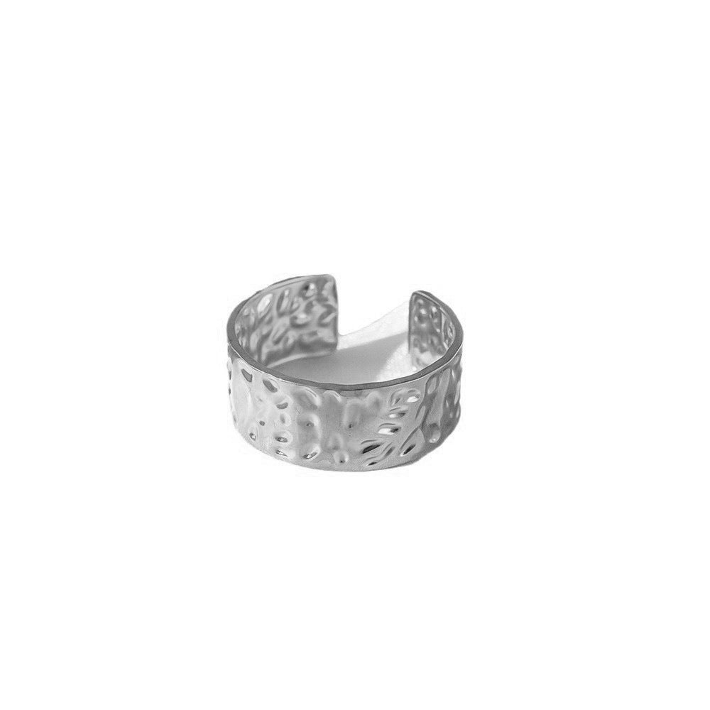 Women's Simple Advanced Titanium Open Adjustable Cold Rings