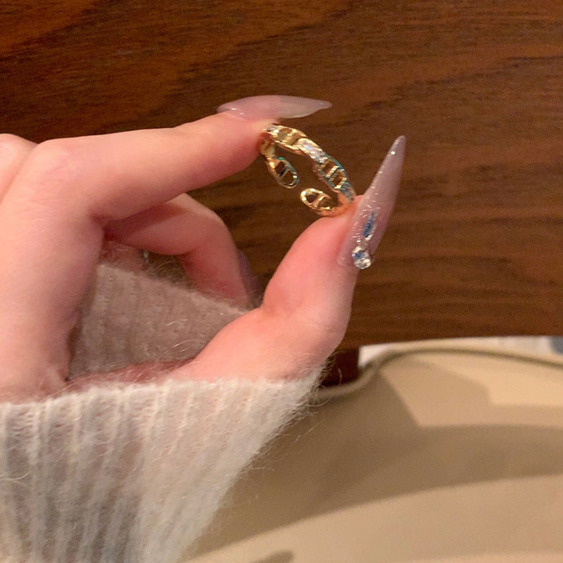 Pearl Female Niche High-grade Light Luxury Rings