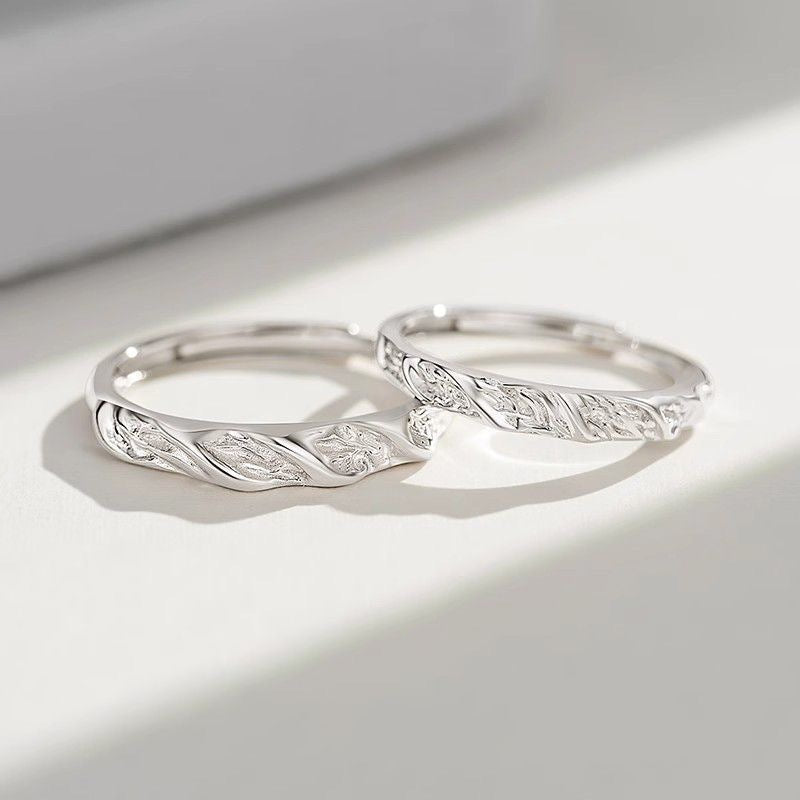 Women's & Men's Niche Design One Pair Light Luxury Ring