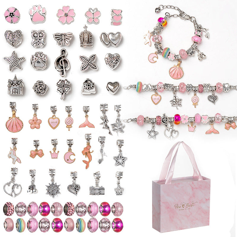 Children's Crystal Beads Alloy String Material Package Ornament Accessories Bracelets