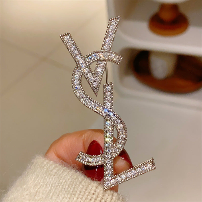 Women's & Men's Simple Versatile Senior Decoration Elegant Business Brooches