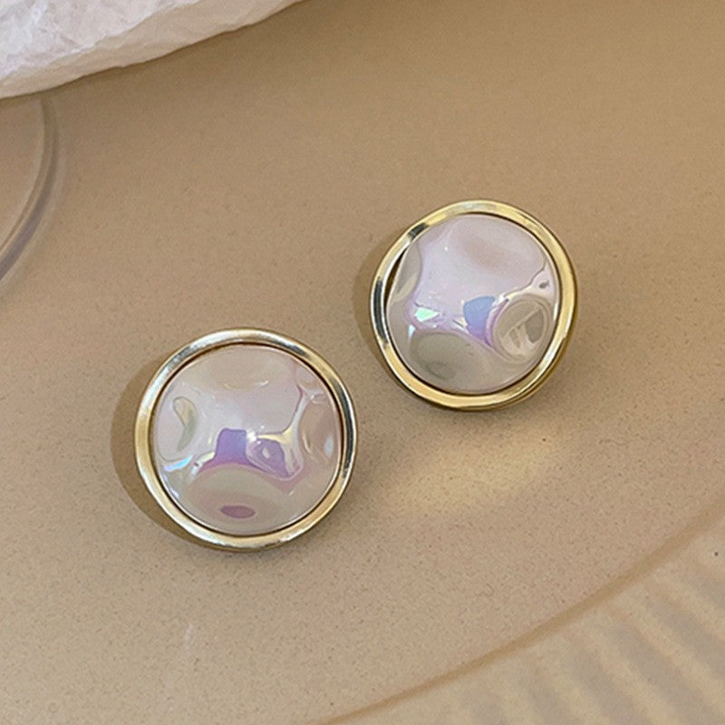 Style Vintage Court Dripping Oil Flower Earrings