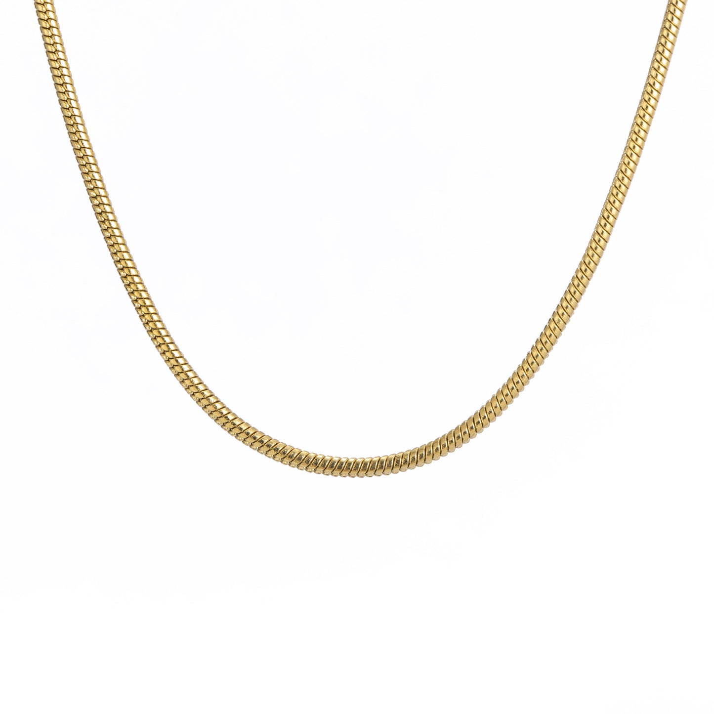 Style Round Snake Chain Couple Clavicle Fashion Necklaces