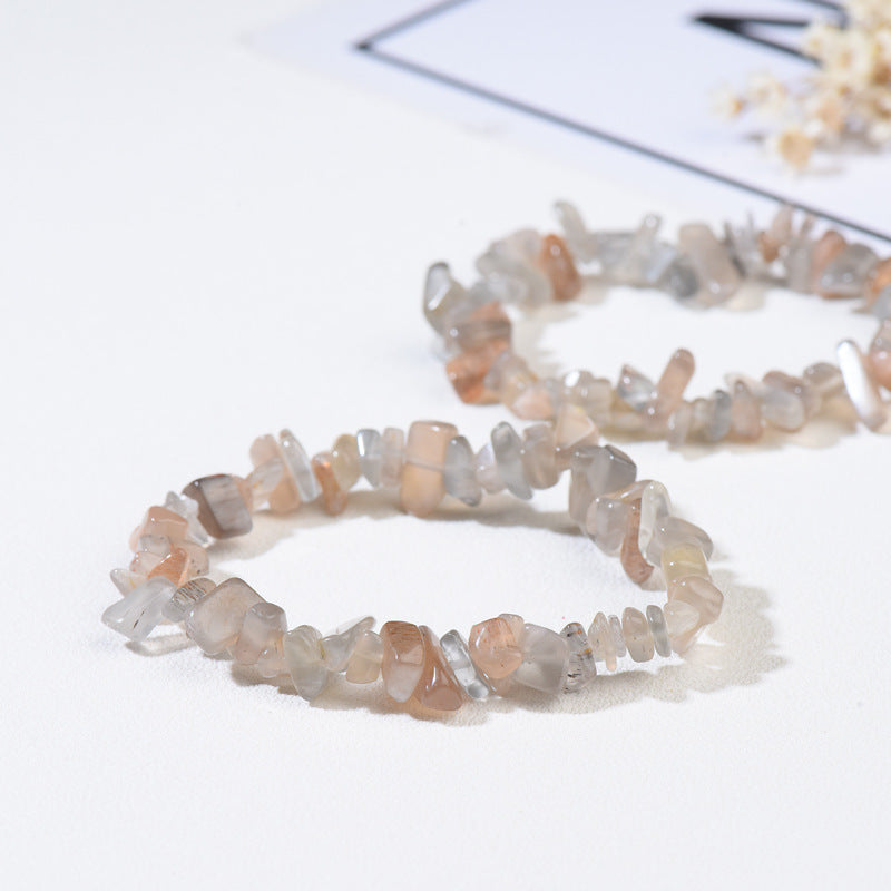 Stone Chain Citrine White-barked Pine Tigereye Trendy Male Female Personality Bracelet