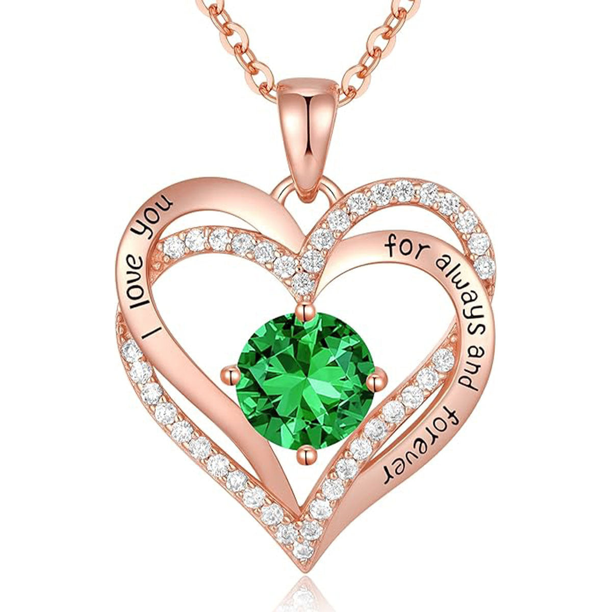 Gold Color Heart To Give Mom Necklace