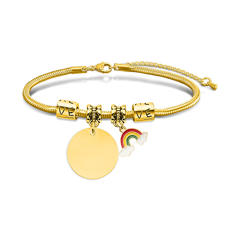 Steel Snake Bone Blank Material Holiday Bracelets