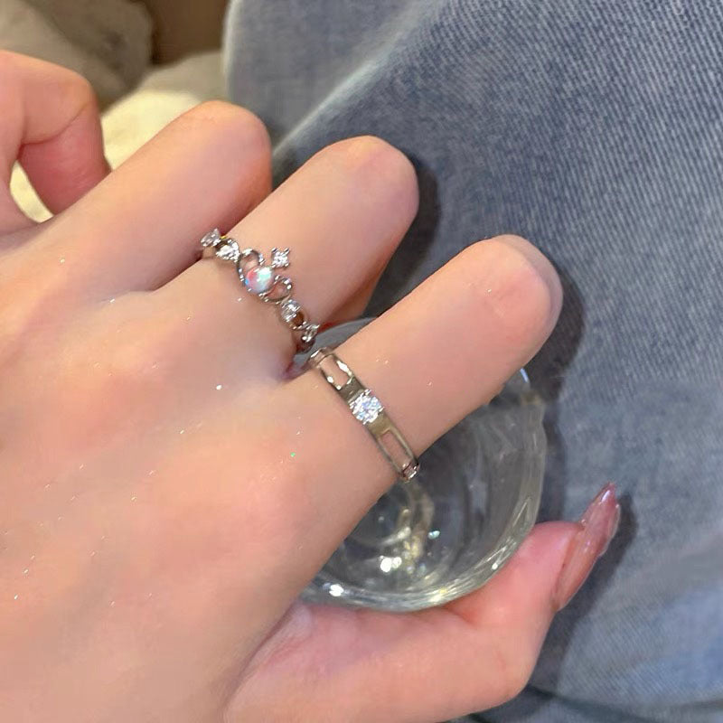 Light Luxury Minority High Sense Open Rings