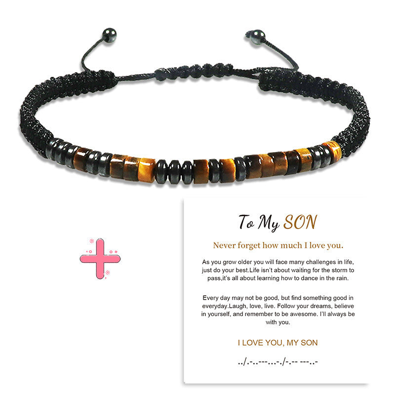 Women's & Men's Moss Password For Son Family Tigereye Bracelets