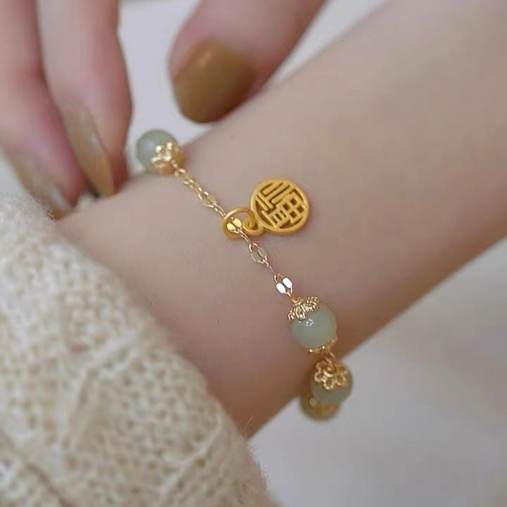 Lucky Beads Female Fashion High Sense Light Bracelets