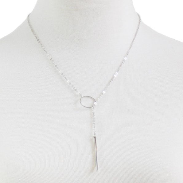 Simple Chain Eyelet Long Accessories Jewellery Necklaces