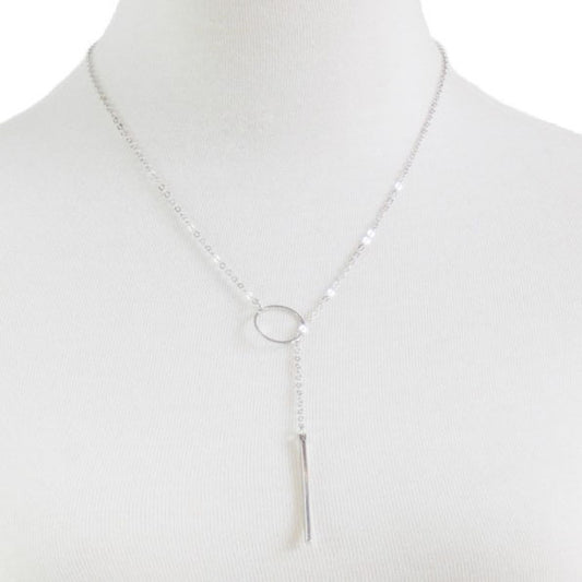 Simple Chain Eyelet Long Accessories Jewellery Necklaces