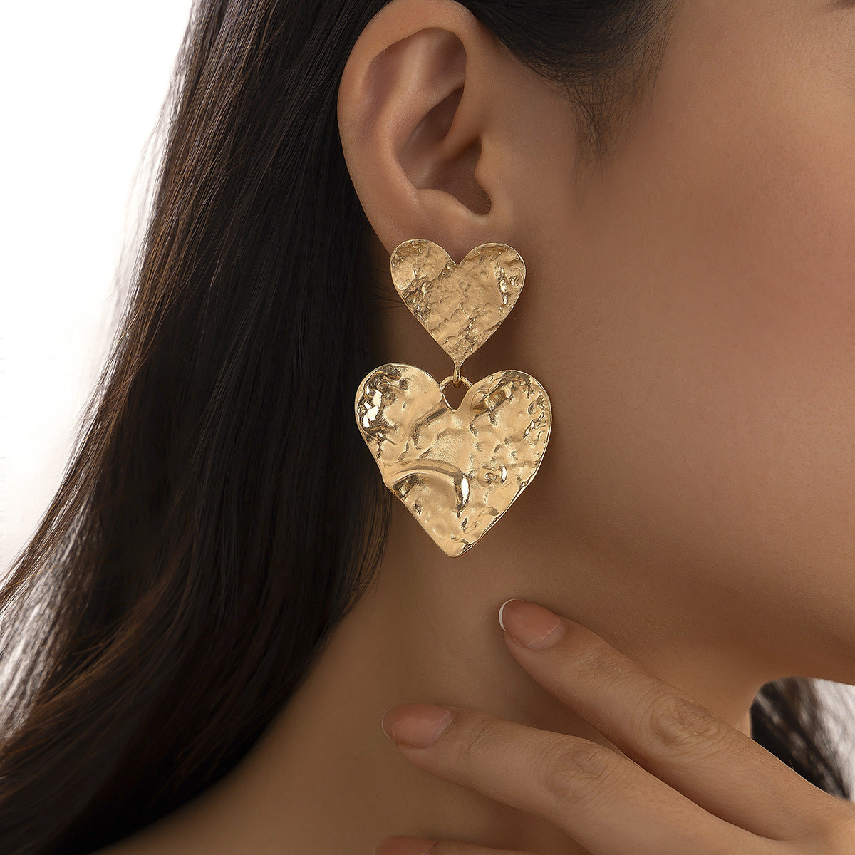 Ornament Simple Niche Spiral Pattern Conch Earrings