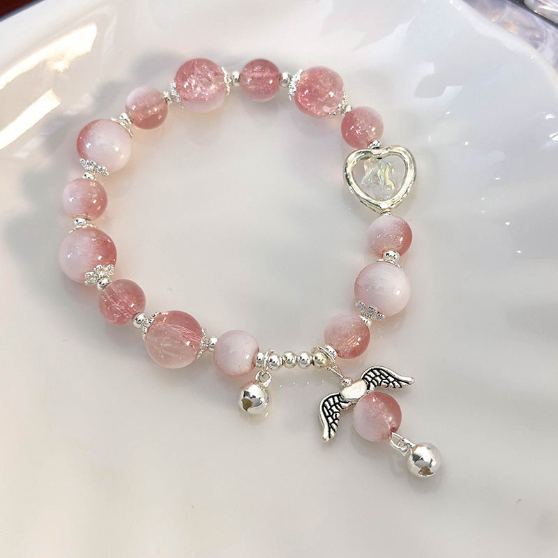 Floral Butterfly Angel Niche Color Size Double Stitching Cracked Bracelets