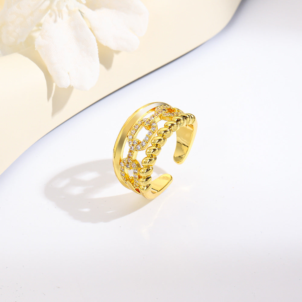 Women's & Men's String Clip Open Hip Hop Width Rings