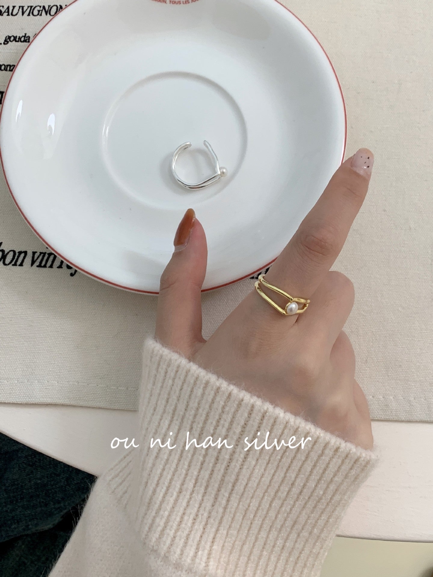 Oni Sterling Sier Female Style Design Rings