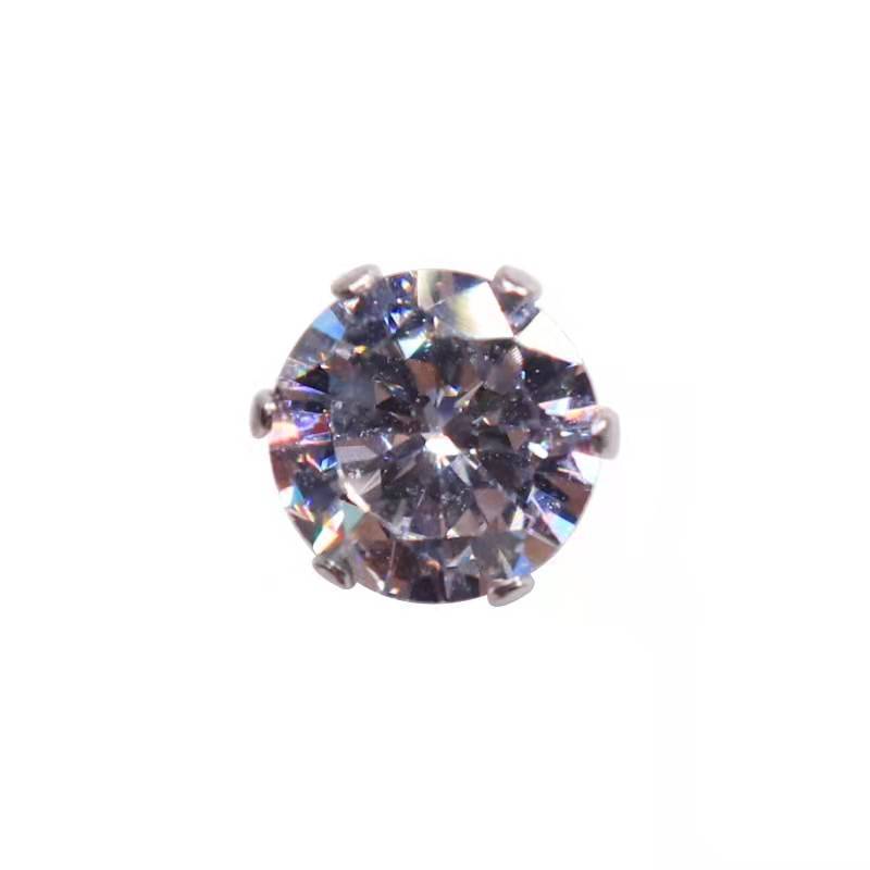 Without Pierced Female Rhinestone Zircon Bone Magnet Nest Earrings