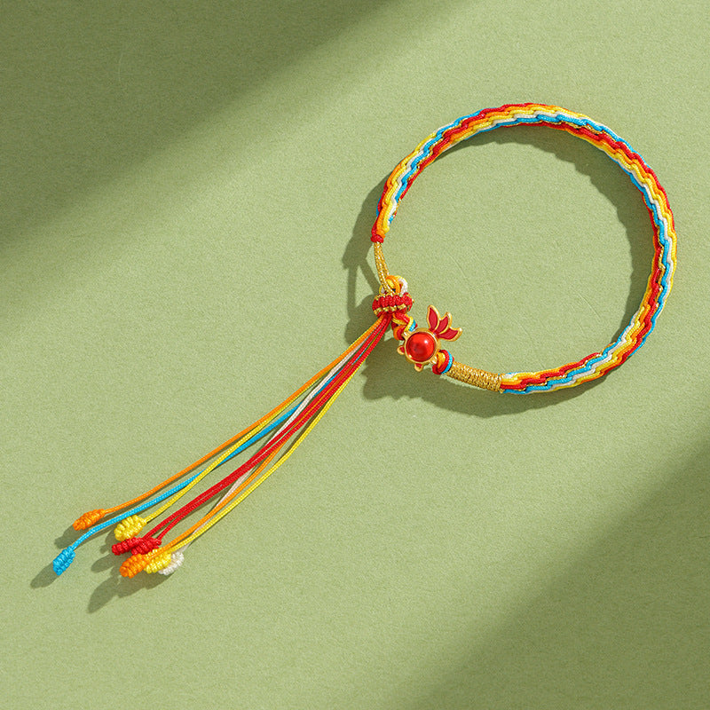 Women's & Men's Finished Ancient Style Couple Fishtail Knot Bracelets