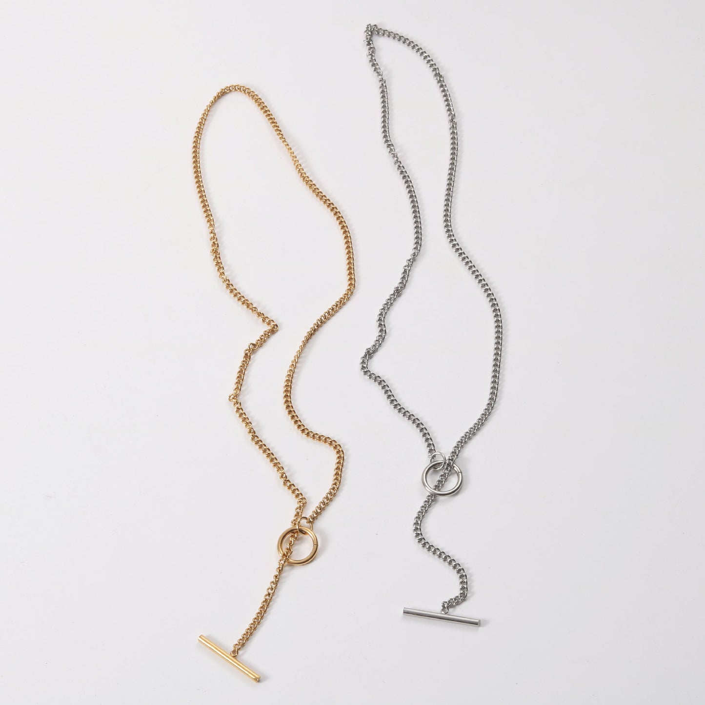 Accessories Denim Chain Gold-plated Titanium Steel Necklaces