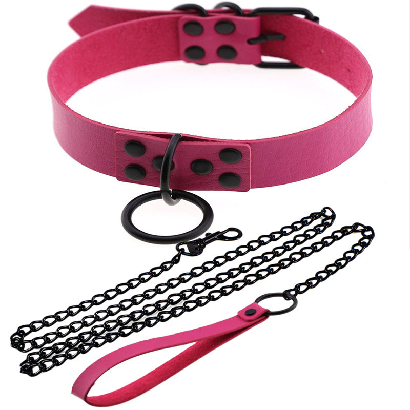 Gothic Style Leather Neckband Personality Fashion Necklaces