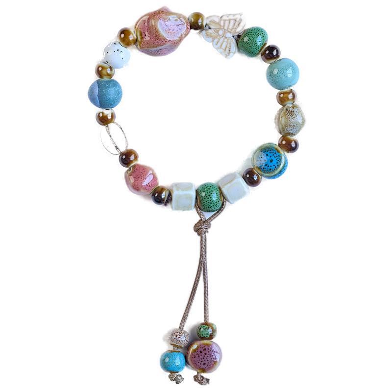Women's Ceramic Ornament Ethnic Style High Sense Bracelets