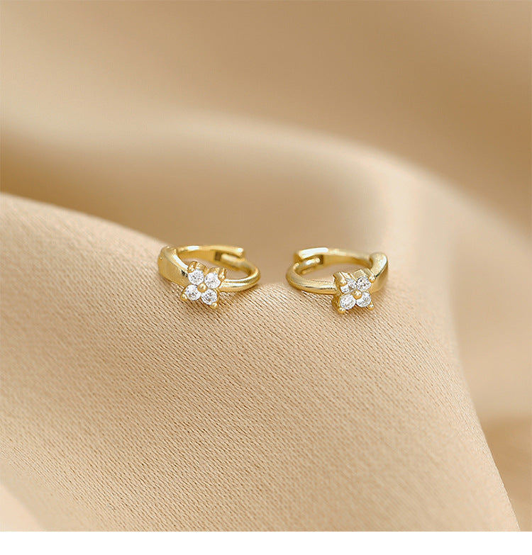 Women's Design Sense Temperamental Niche Small Bone Stud Earrings
