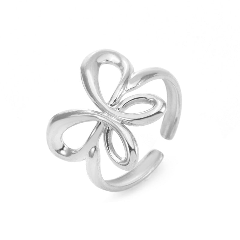 Hollow Heart Stainless Steel Open Five-pointed Star Butterfly Bracelets