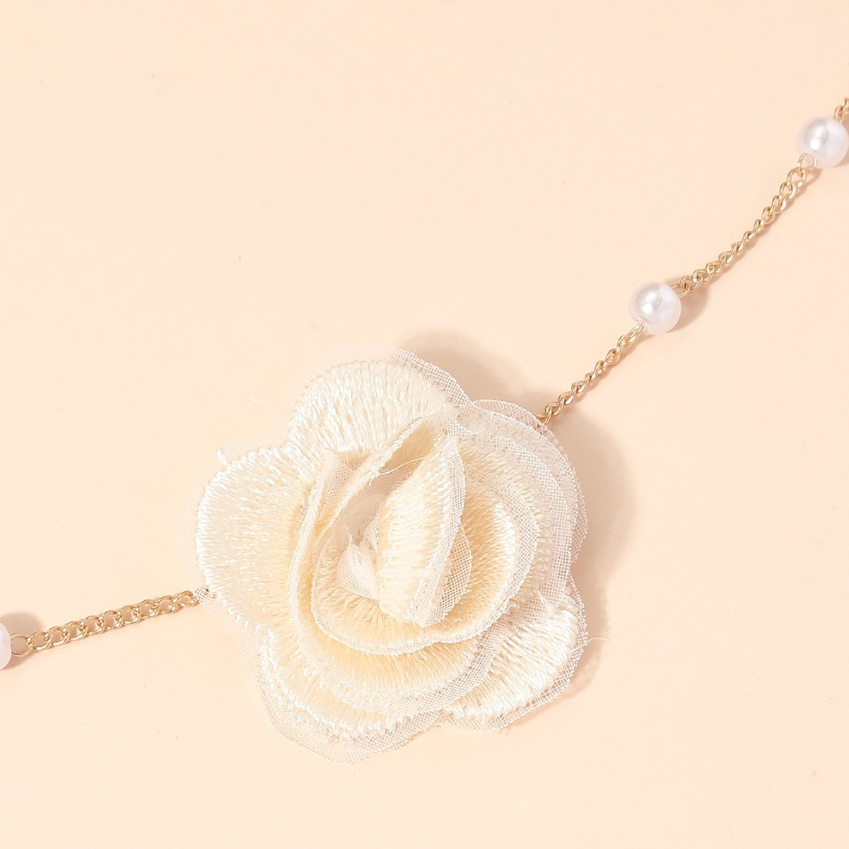 Flower Super Fairy Fashion Short Pearl Necklaces