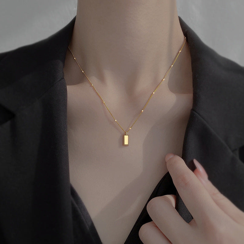 Women's Steel Graceful Fashionable Special Interest Light Necklaces