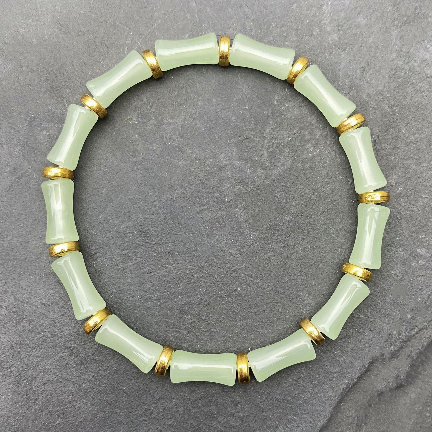 Xi Tigereye Watermelon Crystal Glazed Gift Bracelet