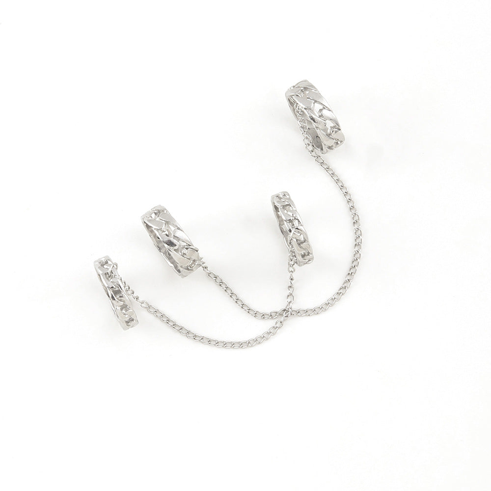 Women's & Men's Personalized Fashion Creative Chain Vintage Punk Rings