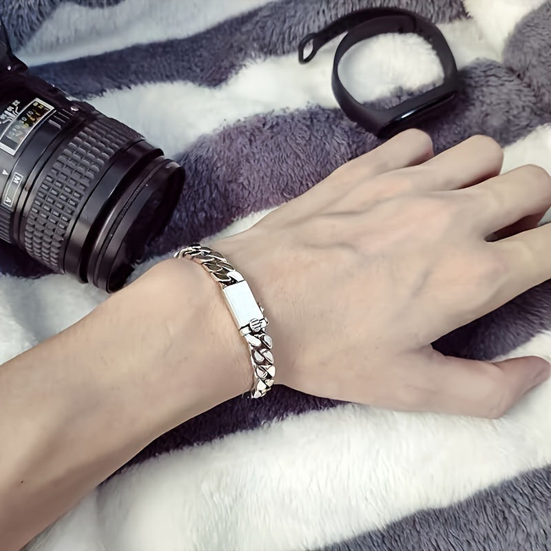 Men's Cuban Link Chain Metal Trend Classic Bracelets