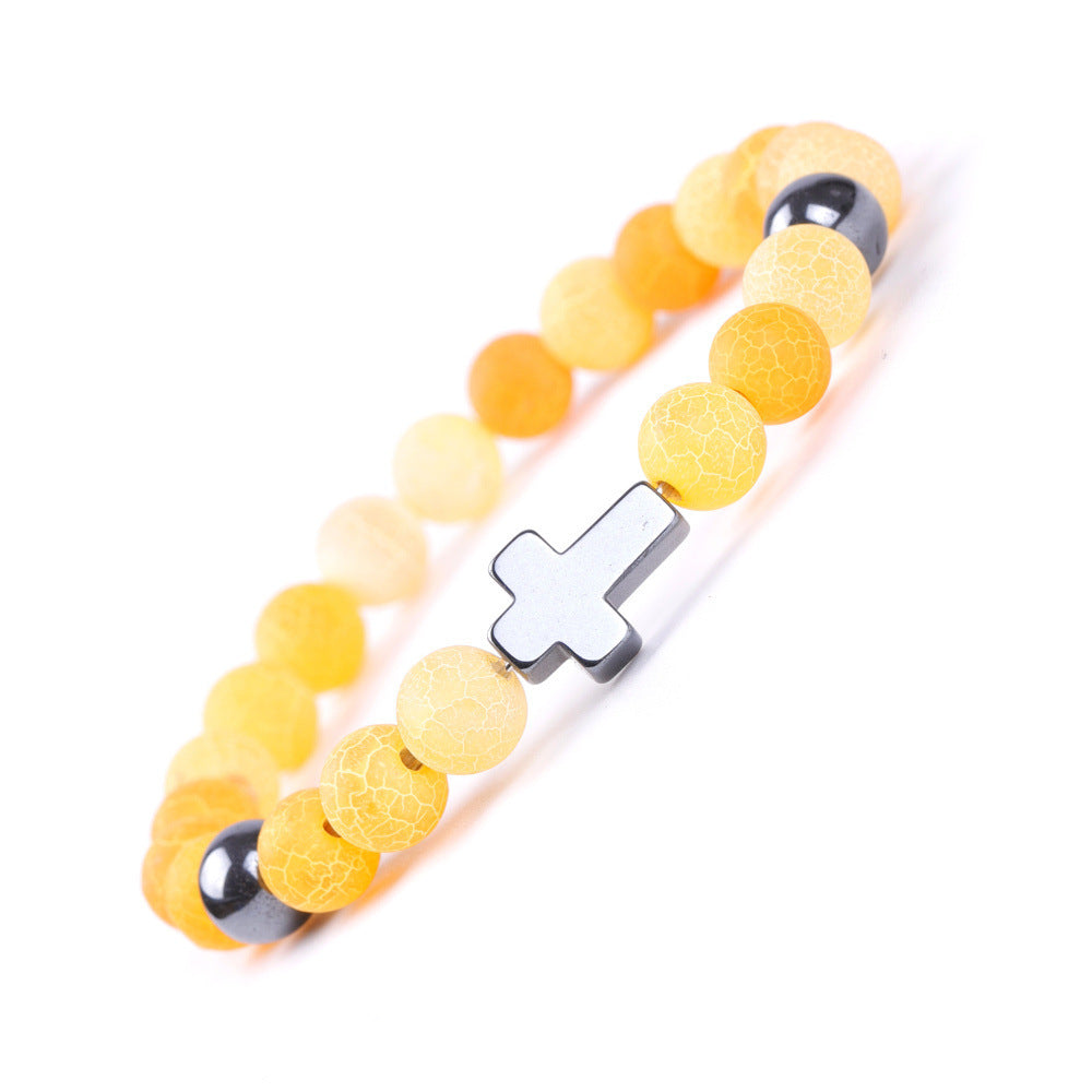 Wind Elastic Green Little Agate Friend Friendship Bracelets