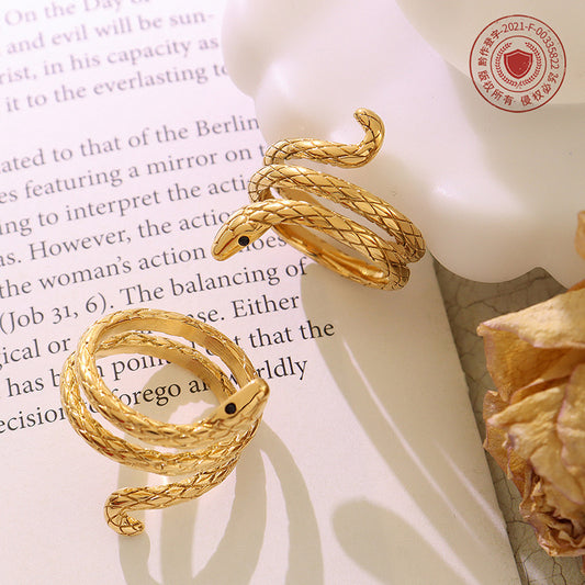 Women's & Men's Cool Style Fashion Animal Surround Snake Rings