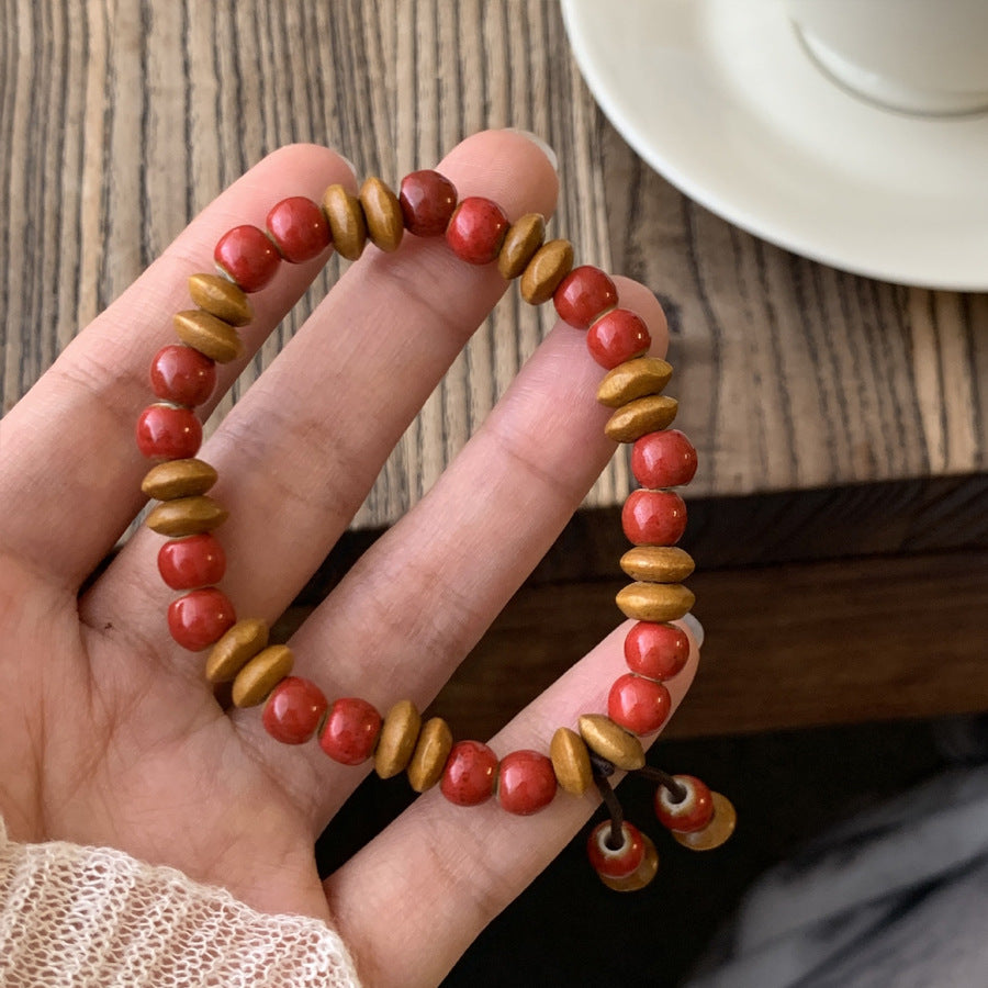Niche Retro Chinese Beaded Handmade Stall Bracelets