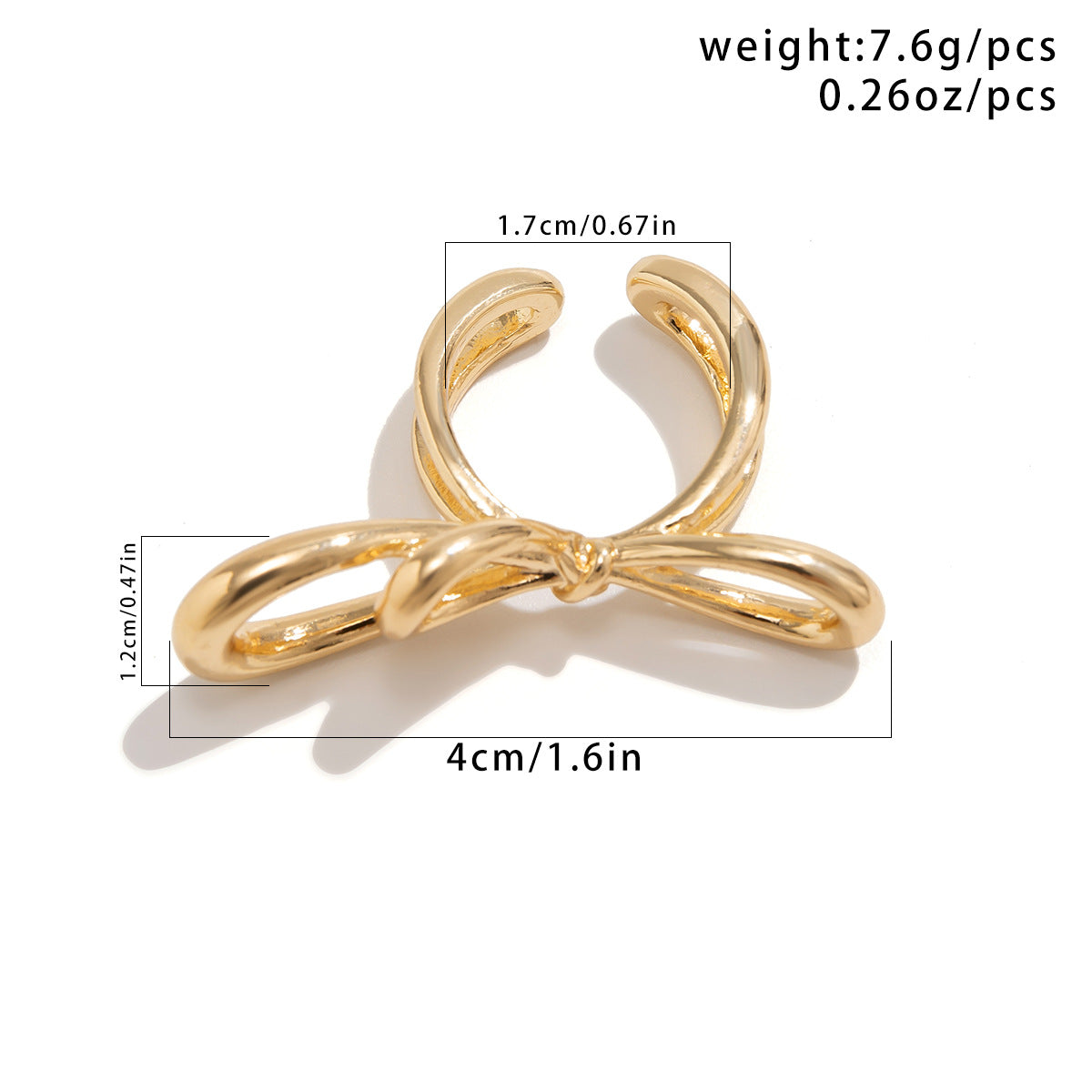 Style Metal Irregular Water Drop Petal Rings